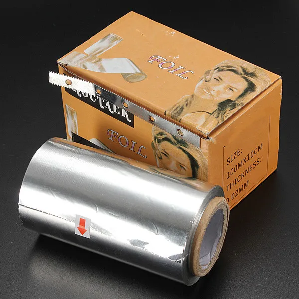 Оловянная Фольга для волос инструменты парикмахерских салонов длина 50 м ширина 10