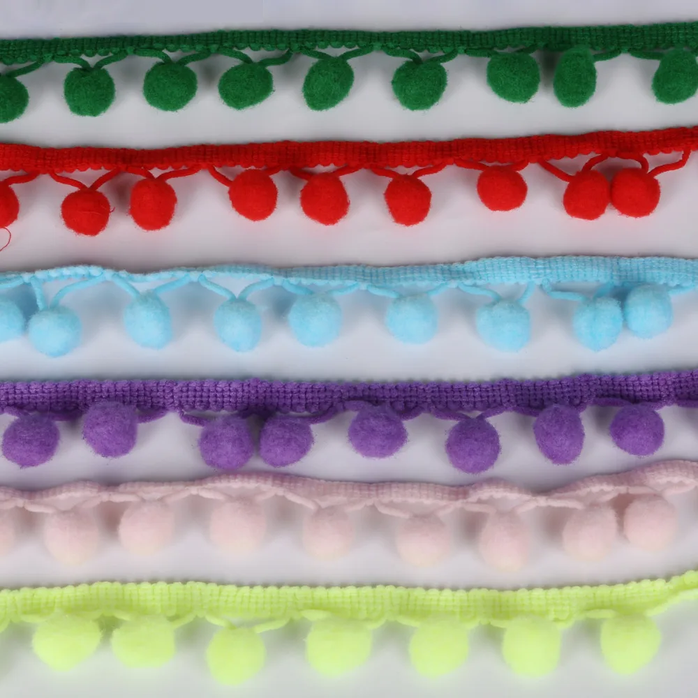 5 ярдов мини помпон с жемчугом 10 мм|pom pom fringe|fringe ribbonapparel sewing |