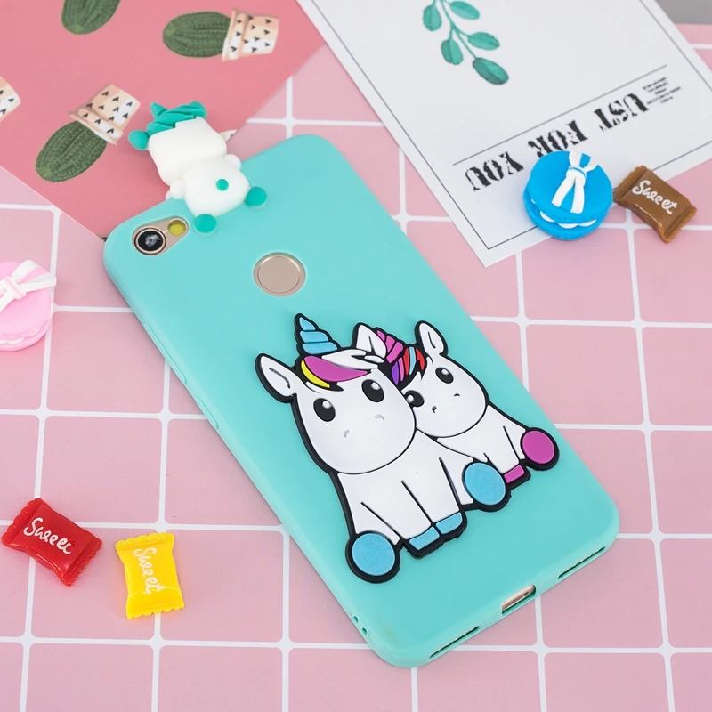 3D чехол с единорогом для Xiaomi Redmi Примечание 5A Prime милые Мультяшные игрушки Note