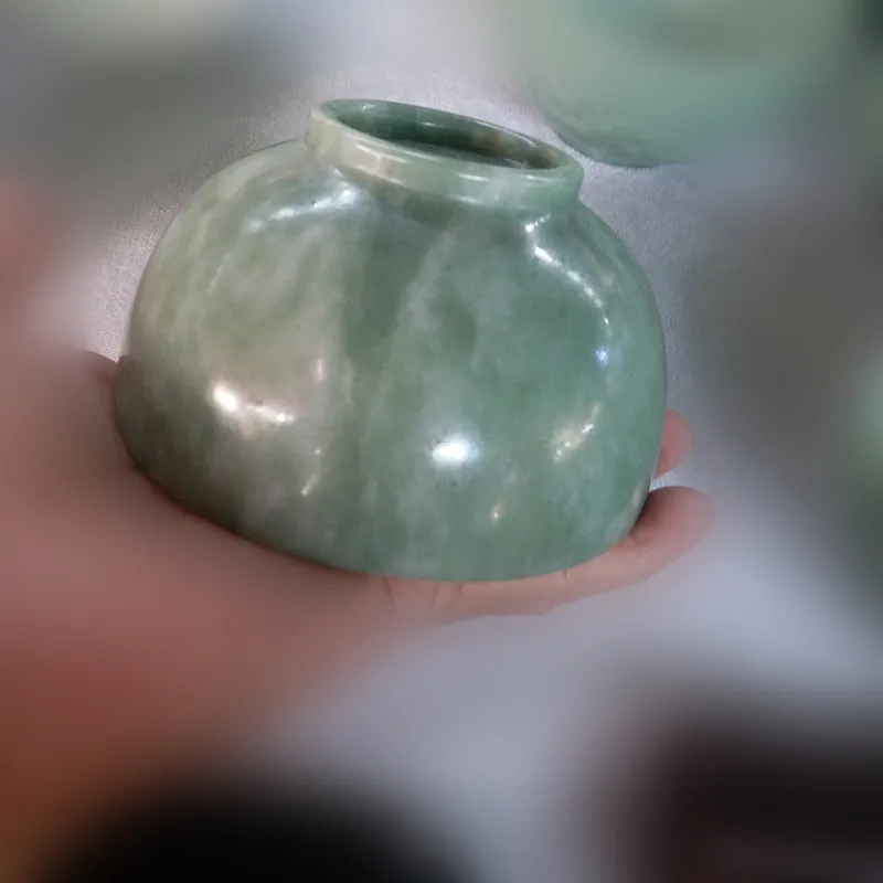 Китайские резные нефритовые миски ручной работы из натурального