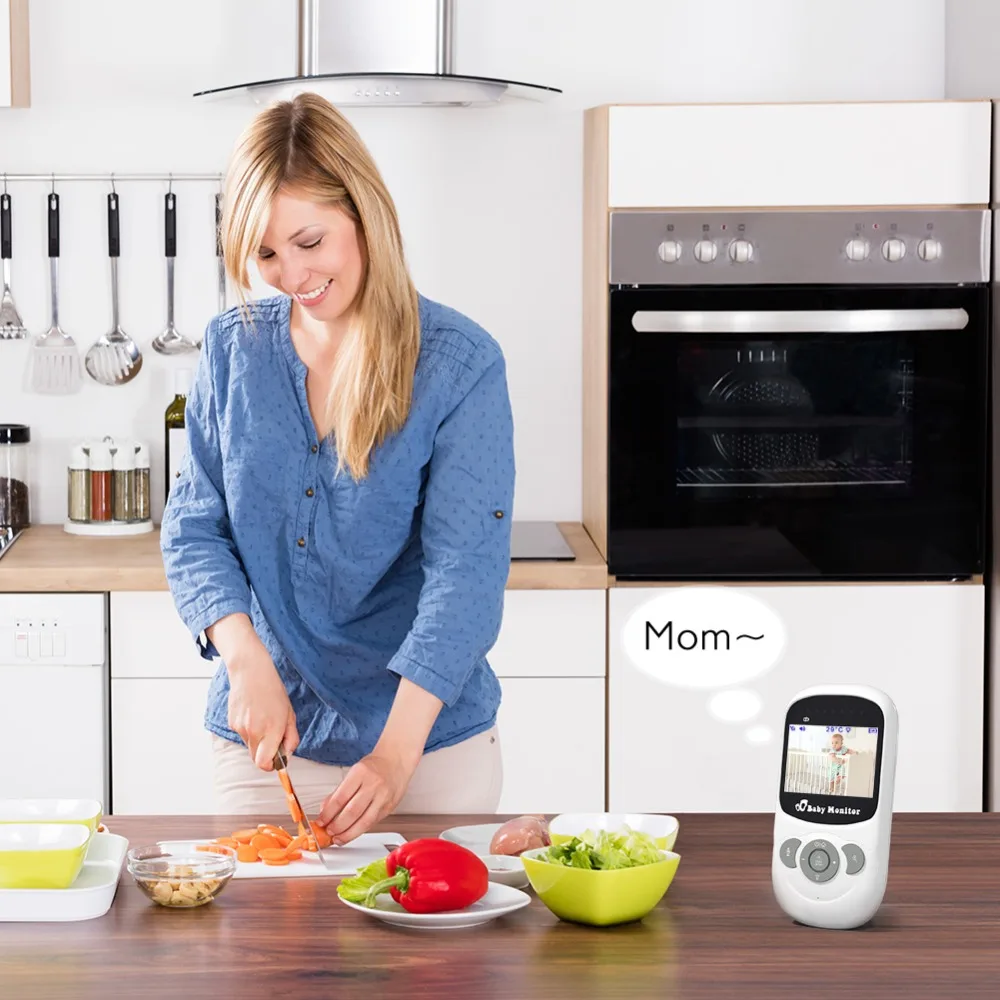 Беспроводной видеоняня Dragon Touch DT24 с 2 4 дюймовым ЖК экраном и цифровой камерой