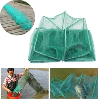 shrimp cage fishing net catcher trap foldable portable crab crayfish lobster equipment foldable fishing network trap cage
