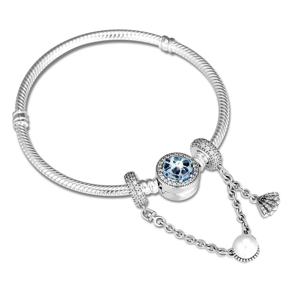DIY Подходит для Pandora шармы браслеты стерлингового серебра 925 тропические раковины