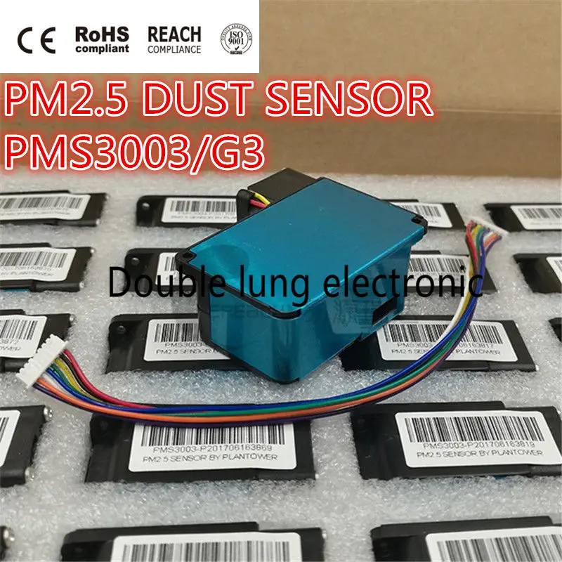 

10PCS/LOT PMS3003 High precision laser pm2.5 air quality detection sensor module Super dust dust sensors test PM2.5 PM10