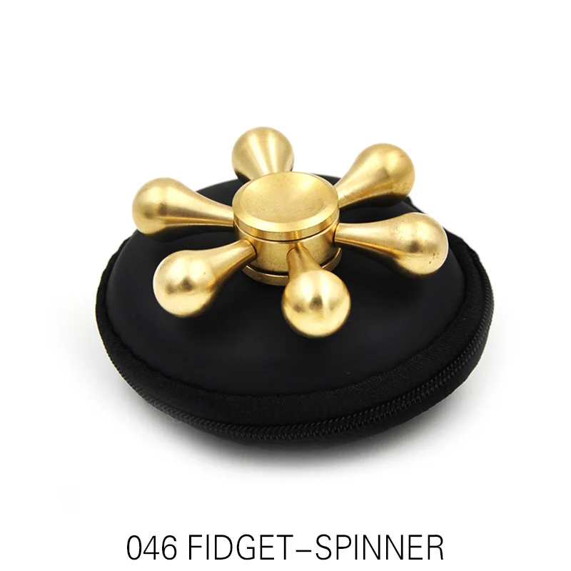 100 шт./лот DHL Бесплатная DIY Непоседа счетчик Металл палец Spinner алюминиевый ручной