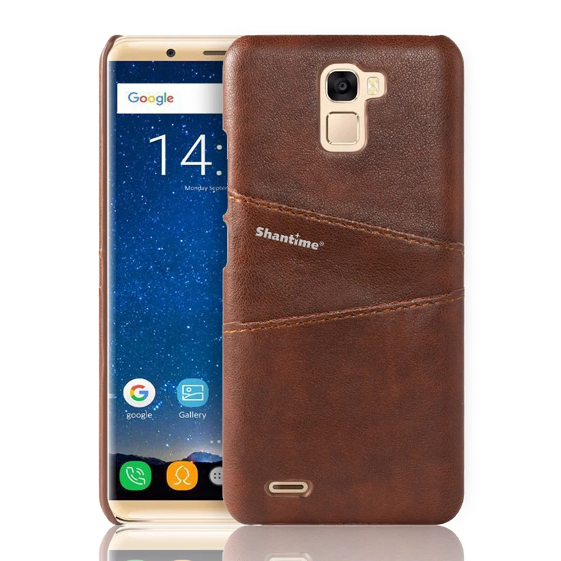 Brown Винтажный Роскошный чехол-Кошелек из искусственной кожи для Oukitel K5000, чехол-сумка для телефона Umidigi Fair, чехол с отделениями для визиток - Цвет: Brown