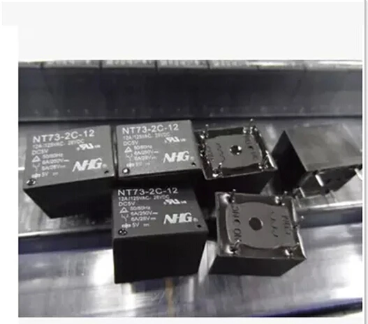 Горячая Распродажа, новое реле, Φ DC5V NT73-2C-12-DC5V NT732C12 NT73 DC5V 5VDC 5V DIP5