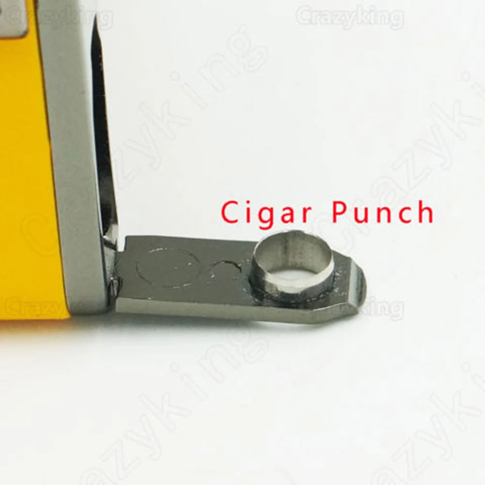 COHIBA зажигалка для сигары резак 2 факела струйного пламени с боковым ударом