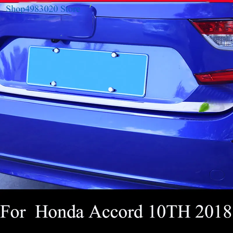 Декоративная лента для багажника handa accord 10th 2018|Хромирование| |