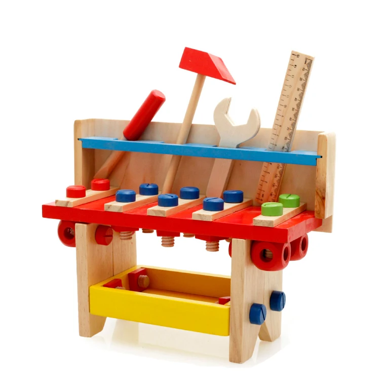 Chanycore Детский обучающий деревянный игрушечный конструктор винты гайки сборка