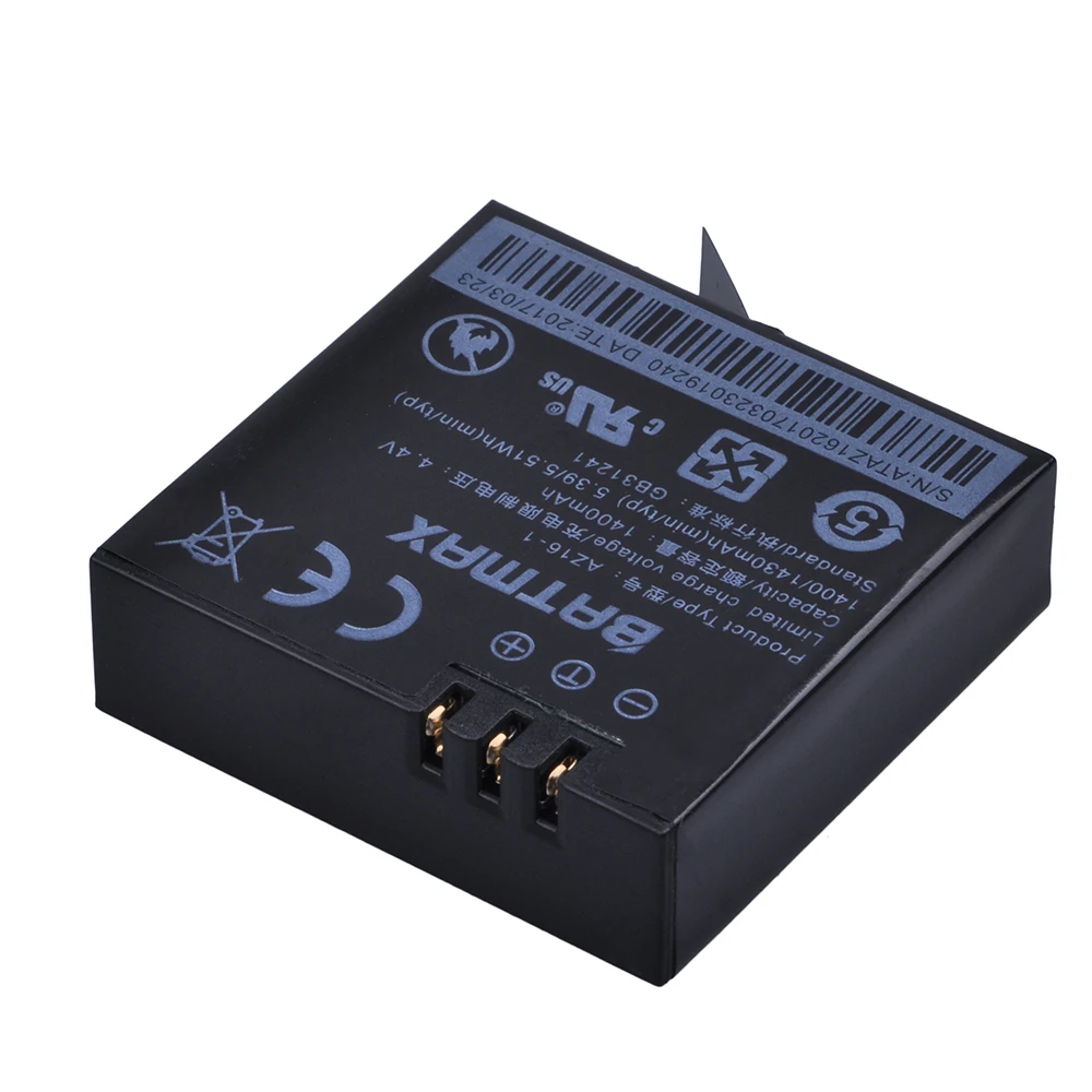 Для 3 шт 3,85 v YI LITE Xiaomi Yi 4K II 1400mAh батарея+ lcd двойное USB зарядное устройство для XiaoYi 4K 2 Аксессуары для экшн-камеры