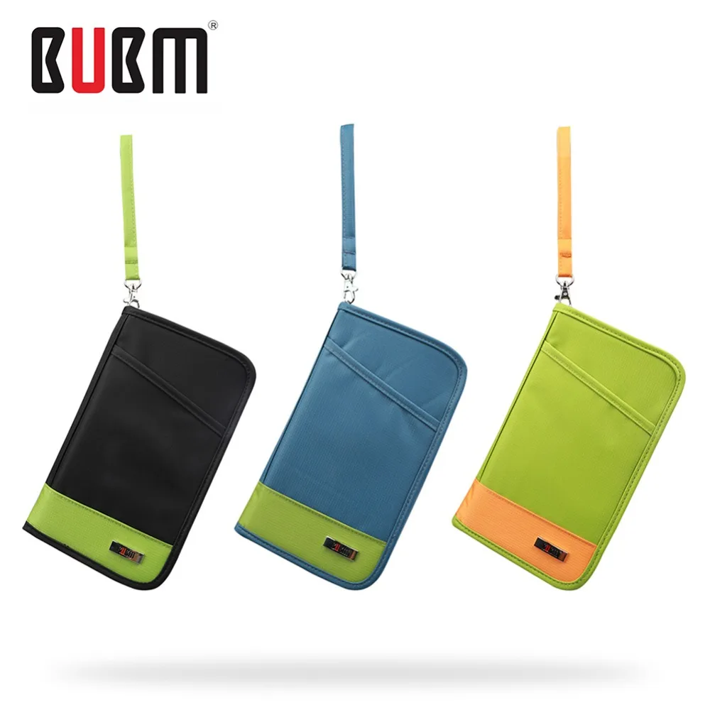 

BUBM bag for passport wallets organizer receiving multifunctional ID bag SD card for travel money big capacity