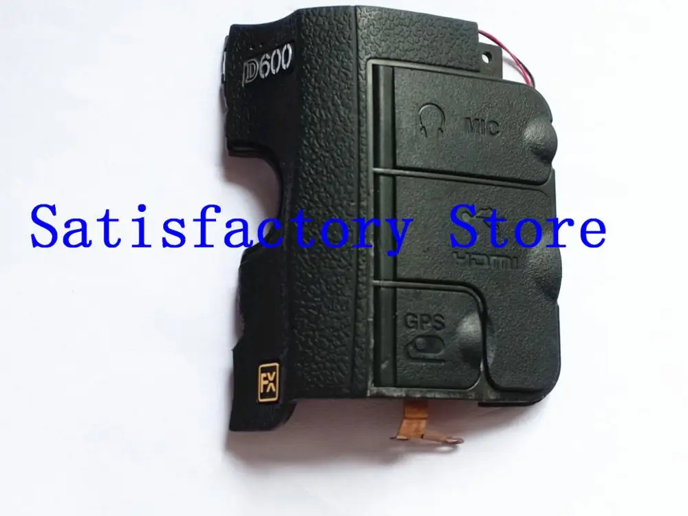 95% Новый оригинальный корпус USB с микрофоном HDMI GPS резиновый для камеры Nikon D600 D610