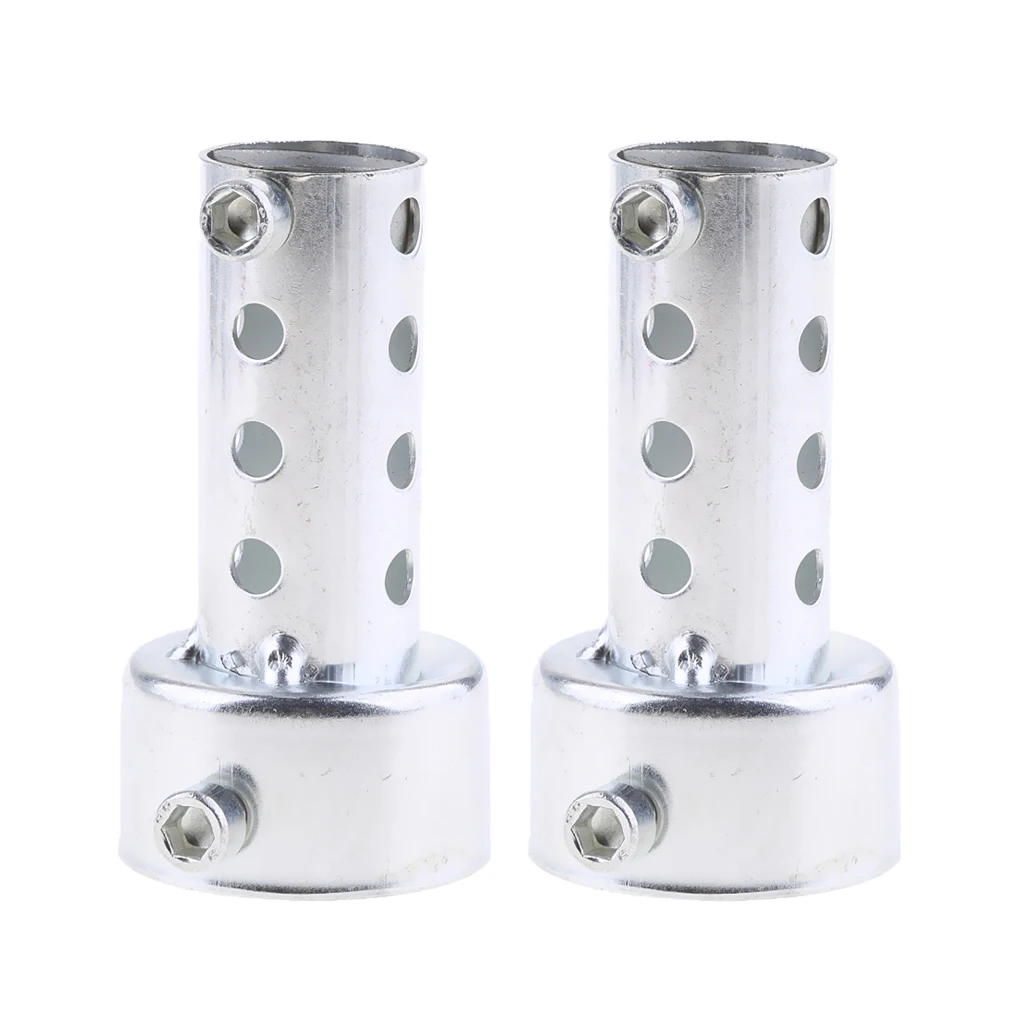 2 шт. универсальный мотоцикл выхлопной может убийца глушитель перегородка 42 мм