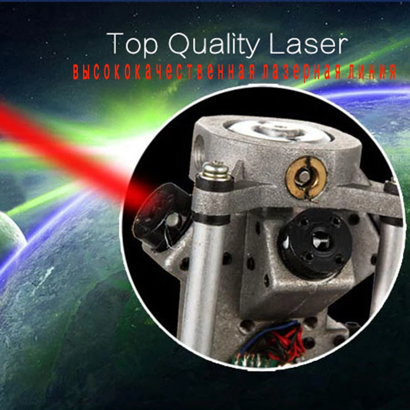 DARHOR 5 Line 6 Points Lazer Level 360 Degree Rotary Cross Laser Nivel a Tilt Lines Levels trena de medir | Инструменты