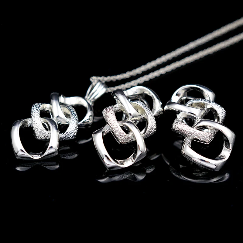 Ювелирные изделия Sunny Jewelry модные новые геометрические наборы колье серьги кулон