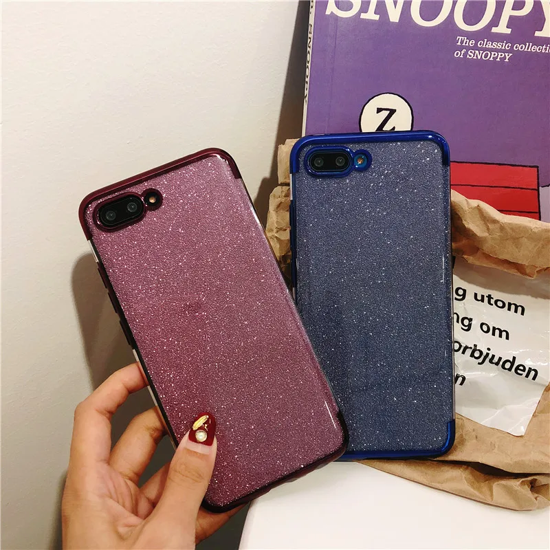 For Huawei Honor 10 10i 9 8 Lite Cover Soft Back Silicone TPU Glitter Case Y5 Y6 Prime 2018 Play P Smart Plus 2019 |