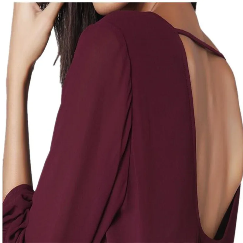 NBHUAZEHUA Dress Women 2017 Summer Fashion Chiffon Dresses Loose Butterfly Sleeve Sashes Backless Sexy Elegant Office 134 | Женская