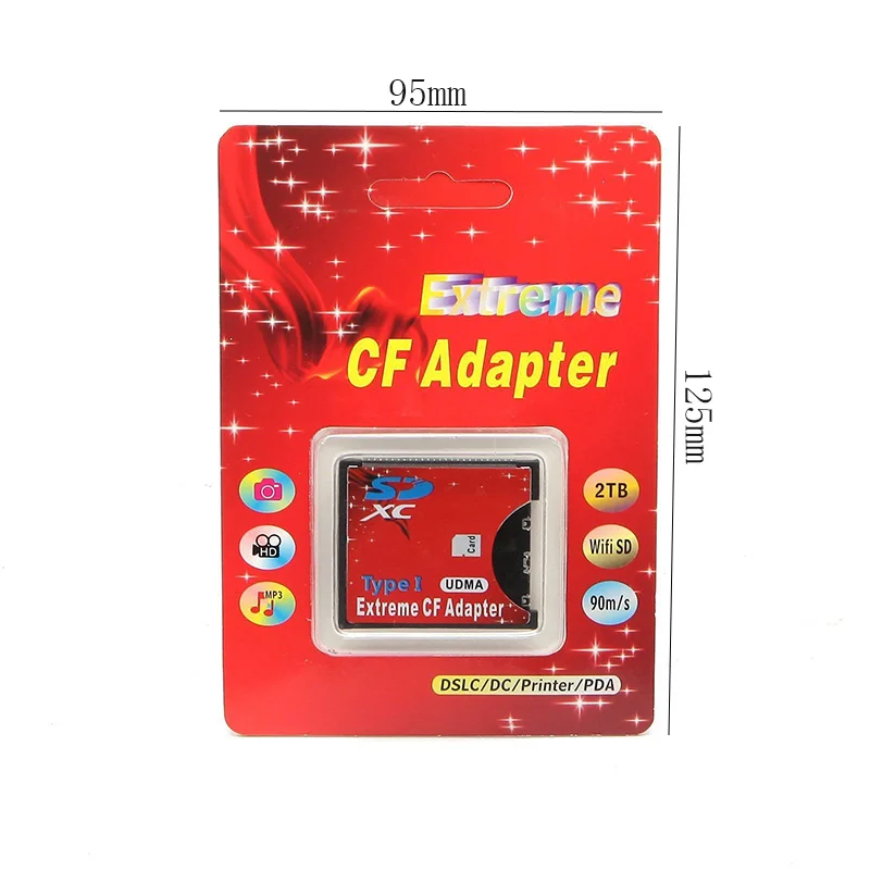 Лидер продаж адаптер для SD CF-карты беспроводной Wifi MMC SDHC SDXC слот CF Type I компактная