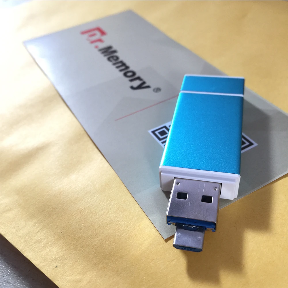 Картридер Dr.Memory 3 в 1 Lightning/Micro USB/USB 2 0 для iphone 6s 7 plus металлический Android OTG Micro SD|adapt