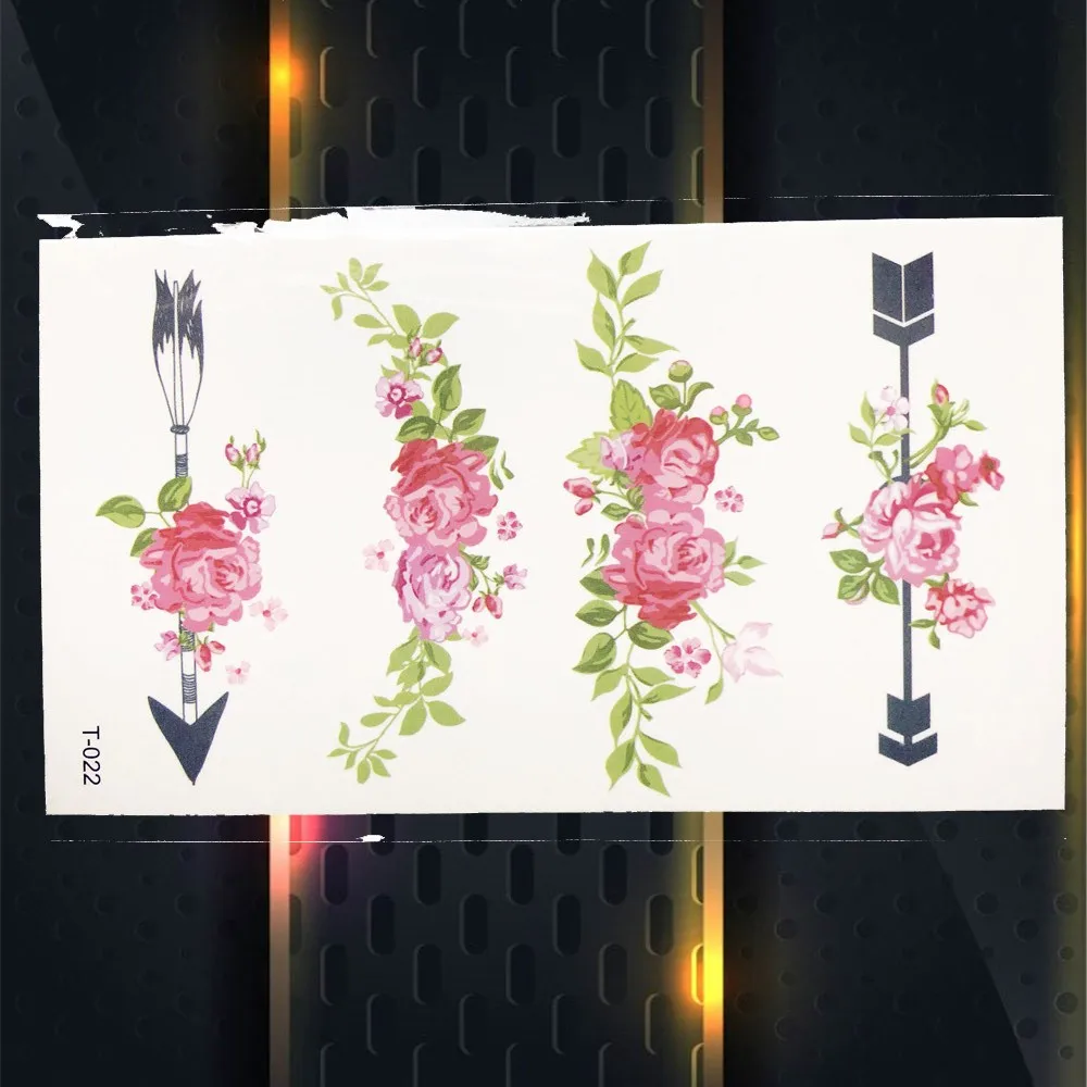 Временная тату наклейка с цветами лотоса 25 видов|tattoo sticker|waterproof tattoo stickerwaterproof |