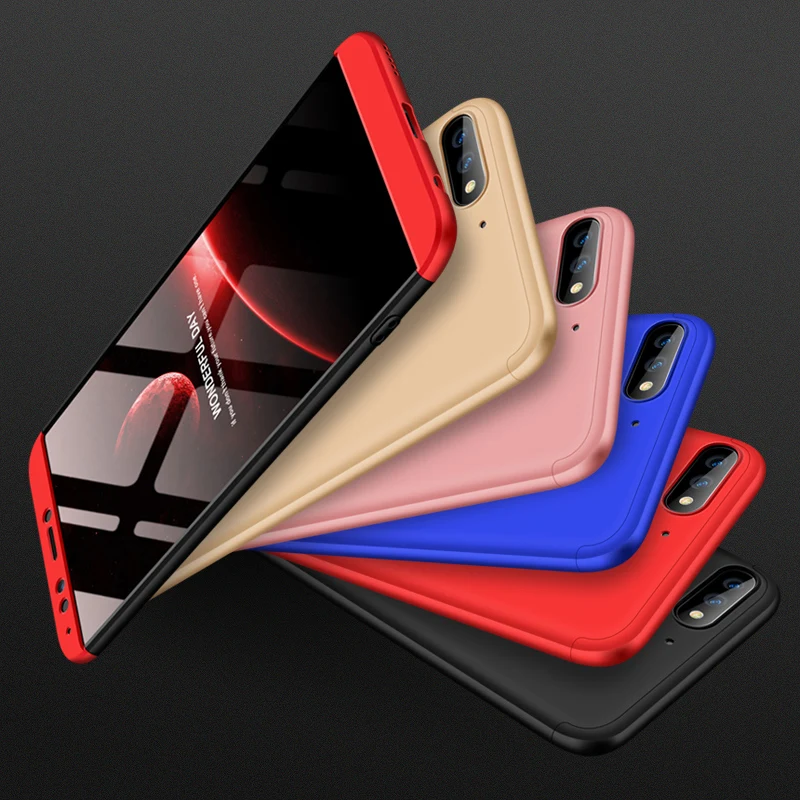GKK ультра тонкий чехол для Huawei Honor 7C 7A Pro полная защита противоударный Матовый