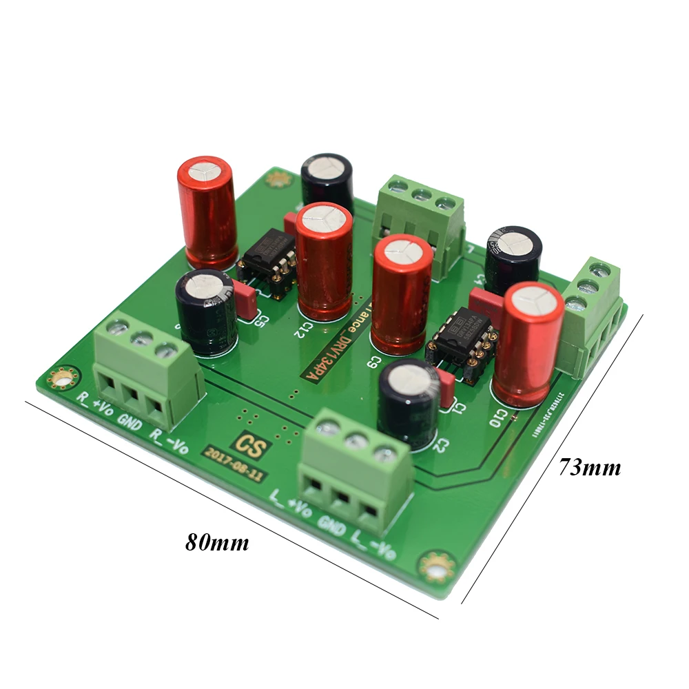 Lusya preamp несимметричная балансировочная плата RCA на XLR/BTL DRV134 с одним концом для