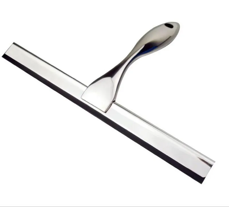

Factory wholesale 202 stainless steel glass cleaner glass scratch Wiper Squeegees Household Cleaning
