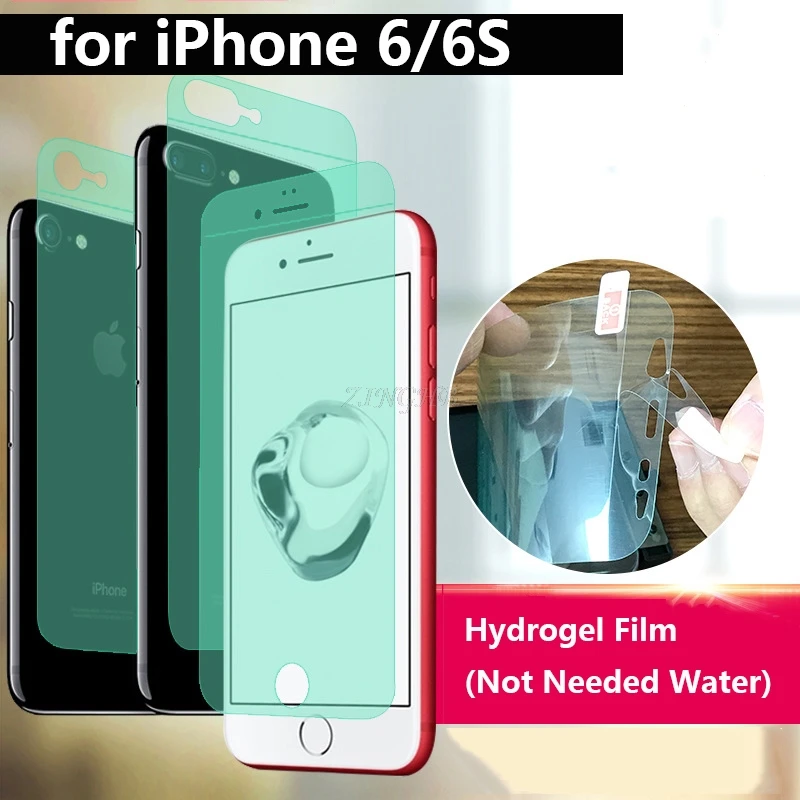 2 шт./лот защита для экрана с защитой от царапин на передней и задней панели iPhone 6S/6