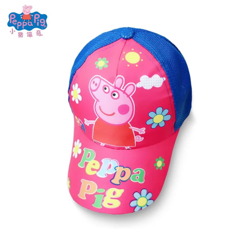 10 Peppa шапка со Свинкой Милая свинка семья Аниме Фигурка тиара дышащая классная бейсболка теннисная Кепка летние эфирные детские игрушки - Цвет: 10