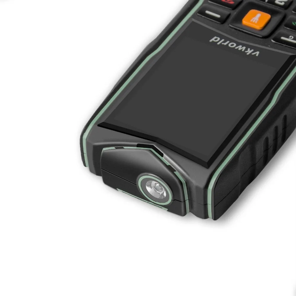 VKWorld камень V3 IP68 Водонепроницаемый 2,4 дюймов 3000 мАч мобильный телефон GSM FM Русская клавиатура 3 слота для sim-карт флэш-светильник мобильный телефон
