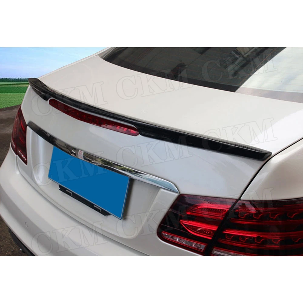 Задний спойлер из углеродного волокна для багажника Mercedes Benz E Class W207 C207 E260 E350 Coupe 2