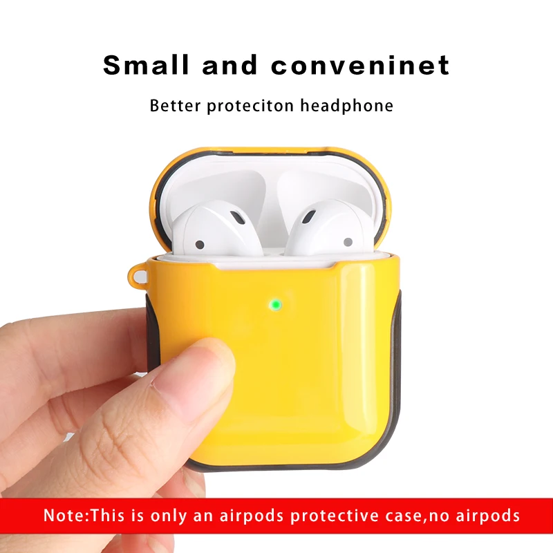IKSNAIL для Airpods чехол с беспроводной Bluetooth чехол для наушников для Apple Air Pods чехол для наушников чехол для Airpods 2