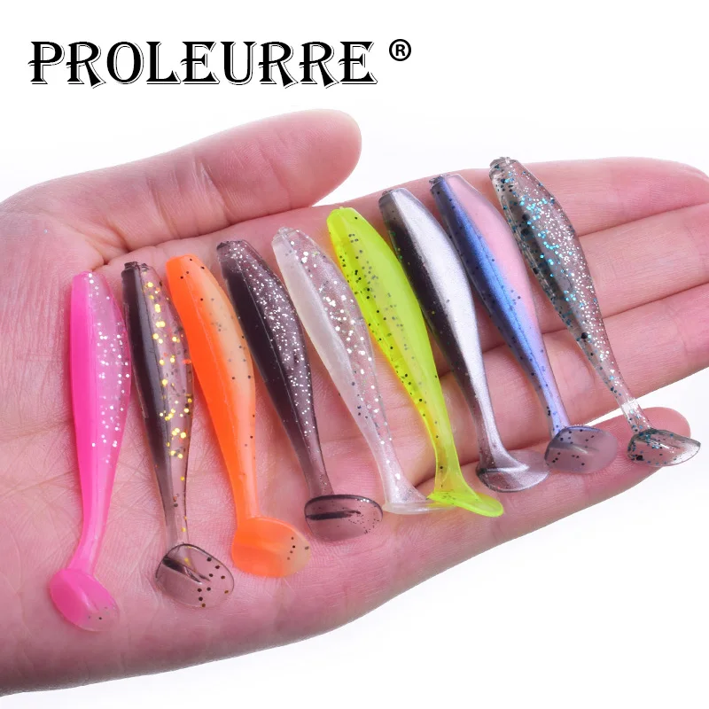 10pcs/Lot Soft Lures Silicone Bait 5cm 7cm Goods For Fishing Sea Fishing Pva Swimbait Wobblers Artificial Fishing Tackle