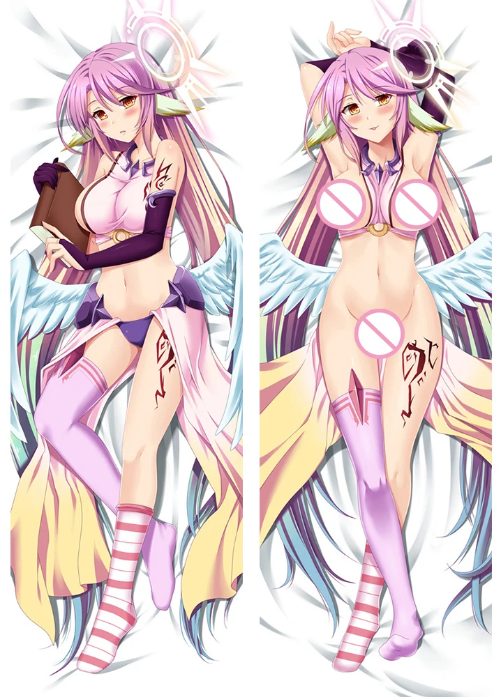 Наволочка с Аниме Нет Игры Жизни Персонажи сексуальная девушка Jibril otaku Dakimakura