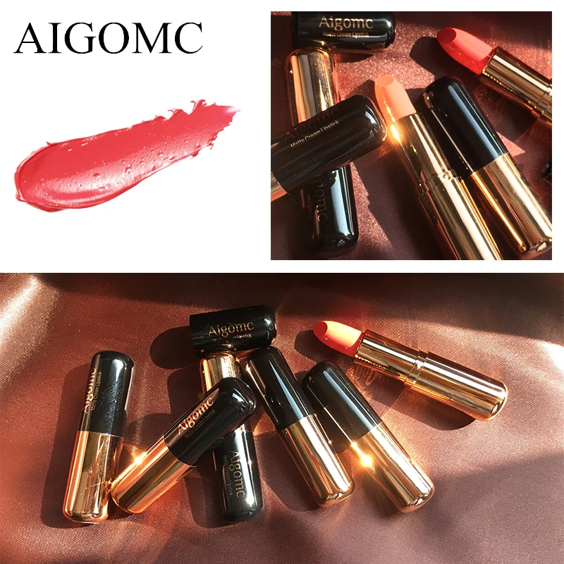 Матовая губная помада Aigomc 6 цветов стойкая водостойкая для макияжа легкая в