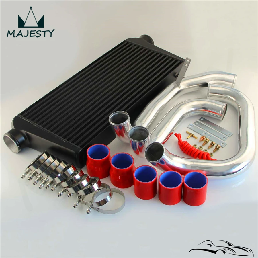 

FOR N**ISSAN S**KYLINE R32 R33 R34 GTS-T BLACK FRONT INTERCOOLER KIT PIPE KIT