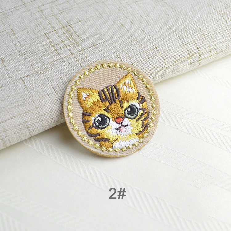 Изящные модные нашивки с изображением панды кота кролика для одежды аппликации