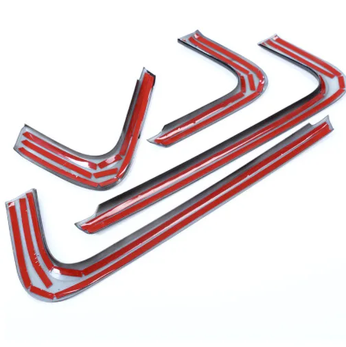 

For Landrover Range Rover Sport RR Sport 2014-2017 Car Styling ABS Chrome Gloss Black Inner Door Decoration Strip Trim Accessory