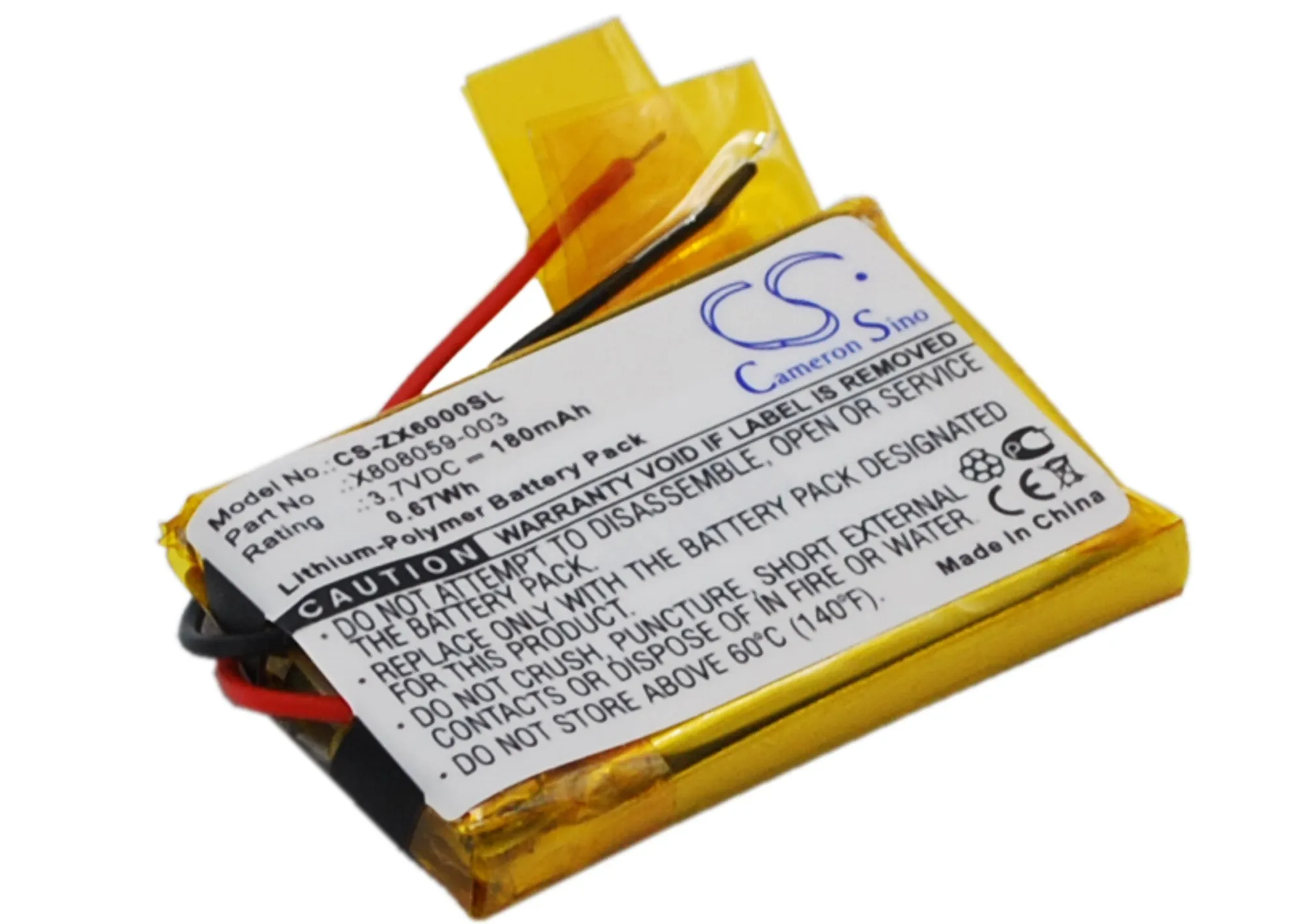 Аккумулятор Cameron Sino 180 мАч для Microsoft LifeChat Siemens Gigaset ZX600|Цифровые аккумуляторы| |