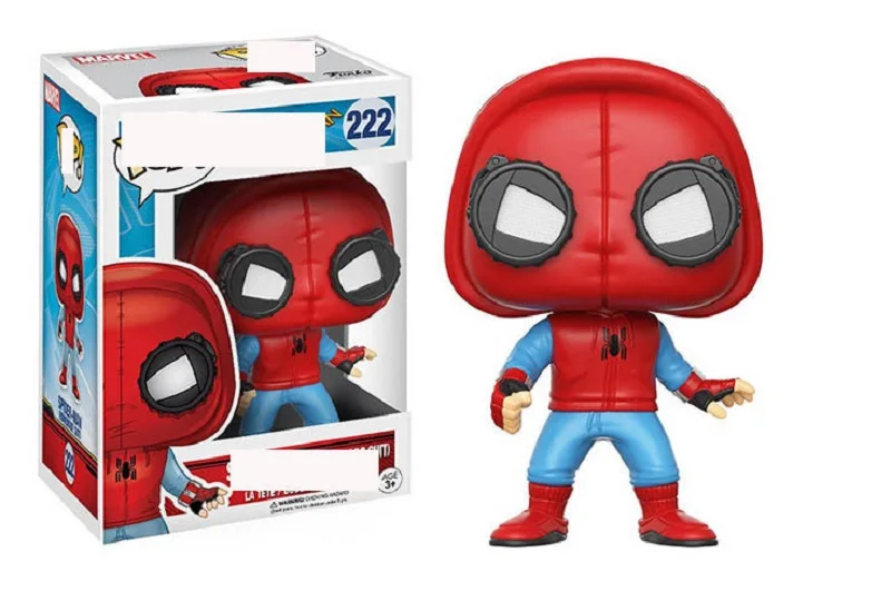 POP Marvel Avengers Infinity War Человек паук Homecoming ПВХ экшн модель игрушки виниловая фигура