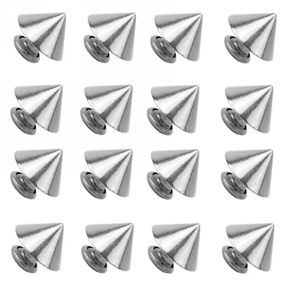 25 шт. металлический конус в стиле панк рок заклепки для кожаного ремесла сумка