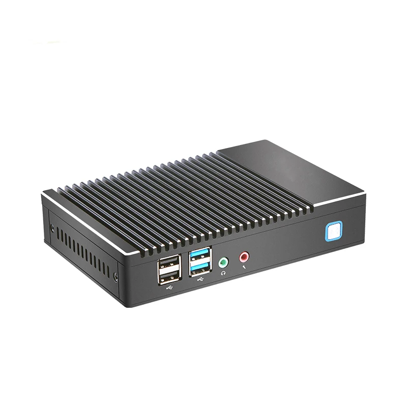 Настольный игровой компьютер без вентилятора AMD A6 1450 Quad core Windows Win10 Linux WIFI HDMI HTPC