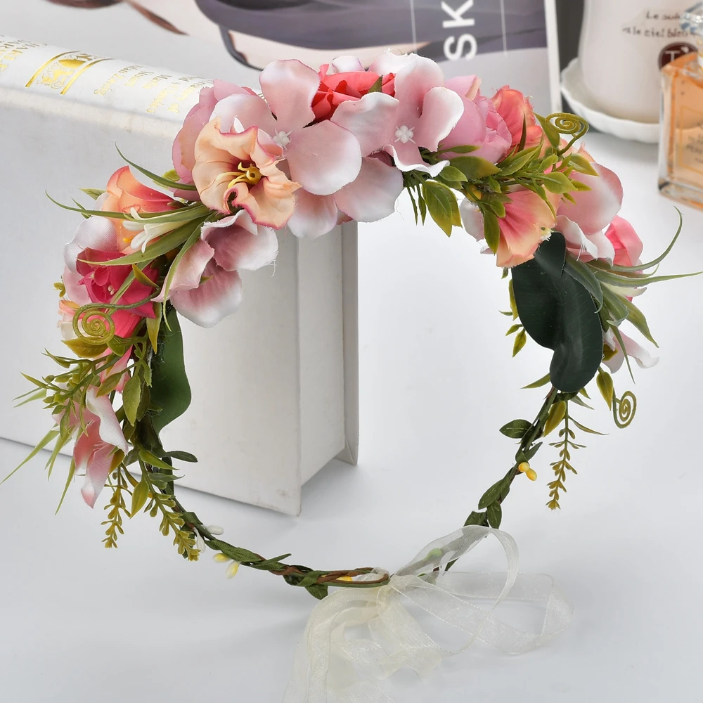 Big Rose Artificial Flowers Garland Silk Fake Flower Head Wedding Party Decoration Accessories Outdoor Photo Faux Wreath | Украшения и