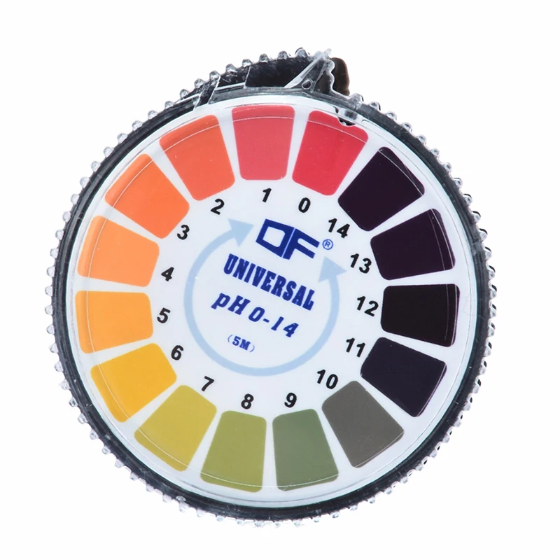 

5m 0-14 PH Alkaline Acid Indicator Meter Test Paper Roll For Water Urine Saliva Soil Litmus Accurate Testing Measuring