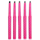 Косметический водостойкий стойкий карандаш для бровей 5 цветов, подводка для бровей, пудра для бровей с трафаретом, инструмент для макияжа HM010 #