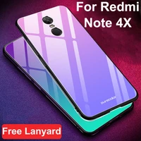 coque for xiaomi redmi note 4x case gradient tempered glass soft edge cover for redmi note 4 x dream glass cases note4x shell