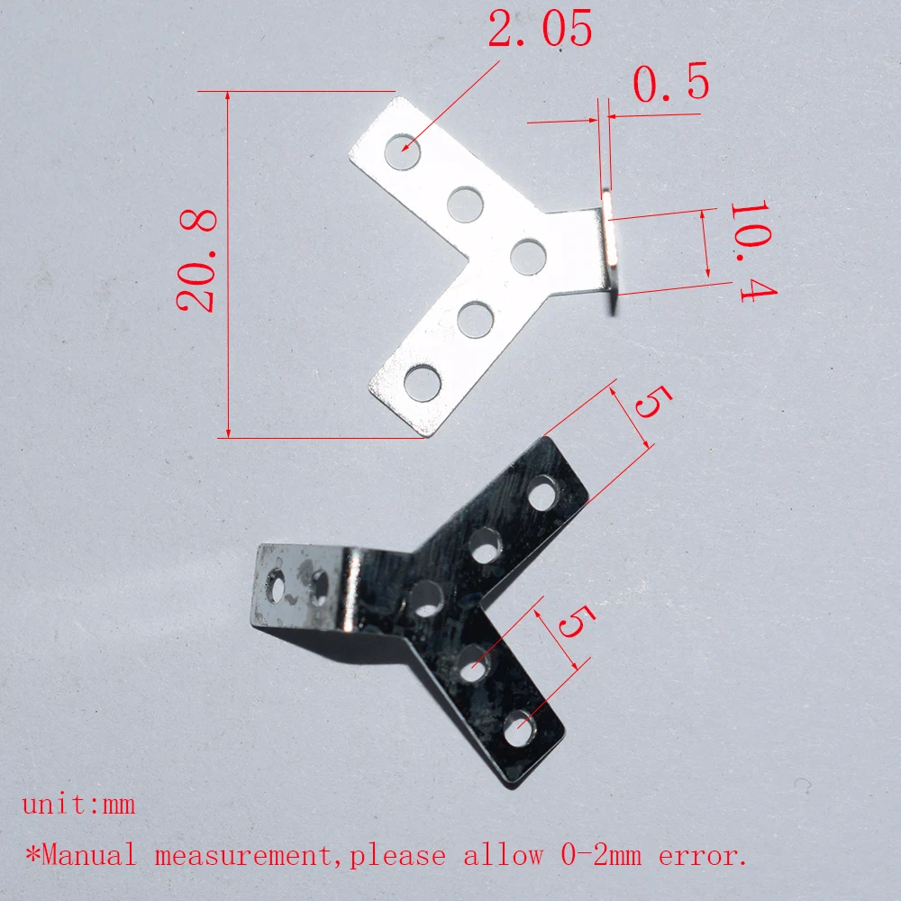 Yuanmbm 10/100 шт. Trident/rc модель автомобиля рамка часть/лодка робот самолет diy игрушка