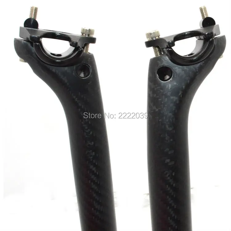 Штырь сиденья велосипеда из углеродного волокна без логотипа 27 2/30 8/31 6*350/400 мм 20