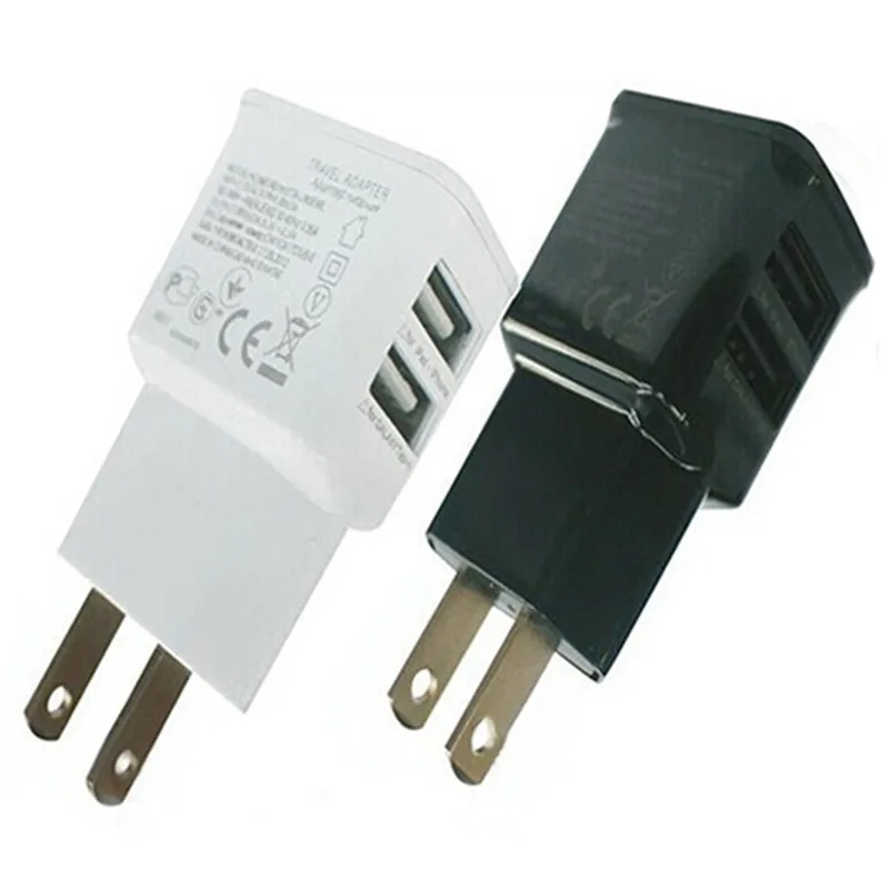 2.1A/1A на 2 портный Dual USB сетевой адаптер для зарядки электроники с разъемами